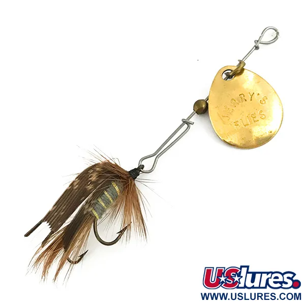 Vintage  Other Jerry's Flies , 3/64oz Gold spinning lure #7296
