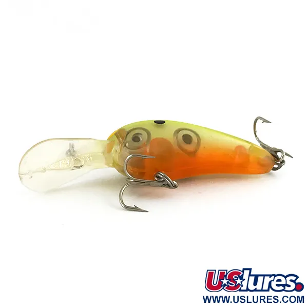 Vintage Norman Deep Baby N , 1/4oz Chartreuse fishing lure #7303
