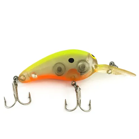 Vintage Norman Deep Baby N , 1/4oz Chartreuse fishing lure #7303