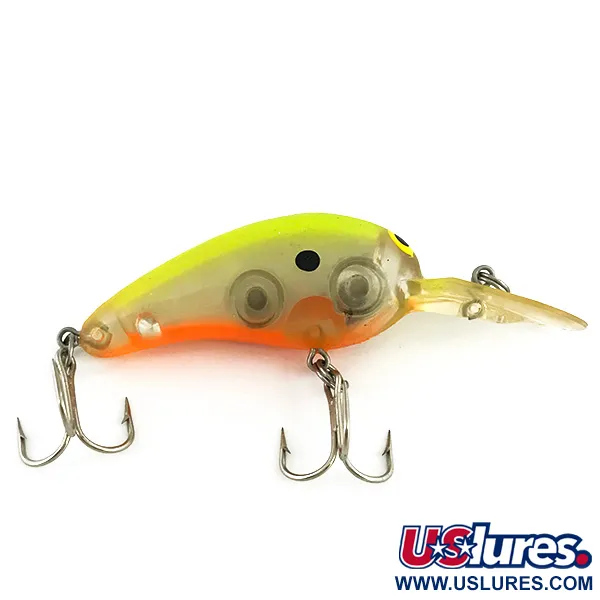 Vintage Norman Deep Baby N , 1/4oz Chartreuse fishing lure #7303