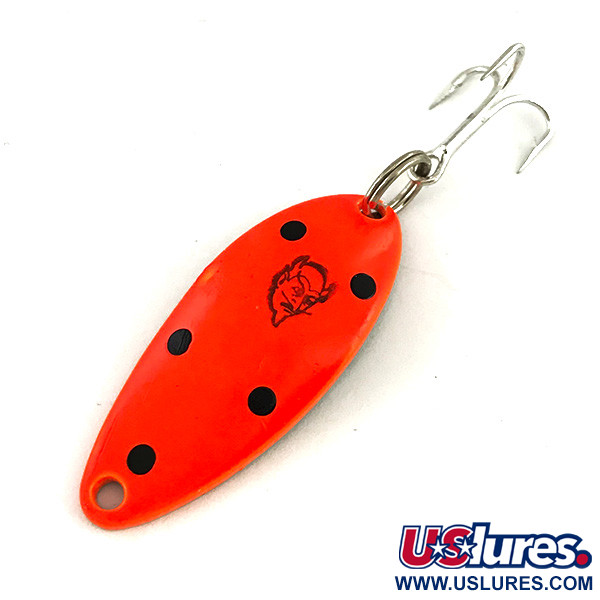  Eppinger Dardevle Devle Dog 5200 UV, 1/4oz Red / Black / Nickel fishing spoon #7314