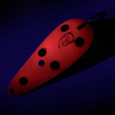 Vintage Eppinger Weedless Dardevle Imp, 2/5oz Red / Black / Nickel fishing spoon #7318