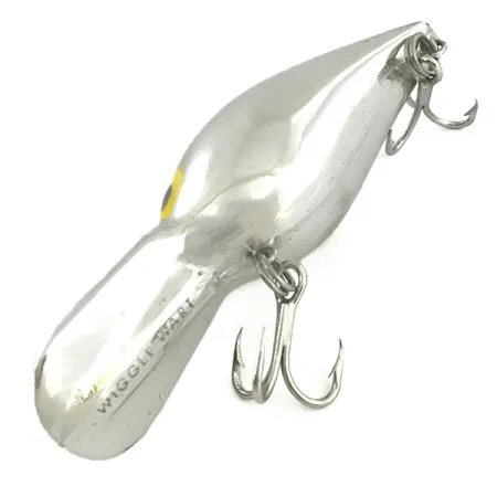 Vintage Storm Wiggle Wart, 2/5oz Silver fishing lure #7322