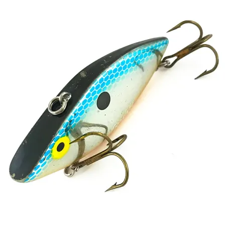 Vintage Cotton Cordell Super Spot, 1/2oz Mirror Silver fishing lure #7331