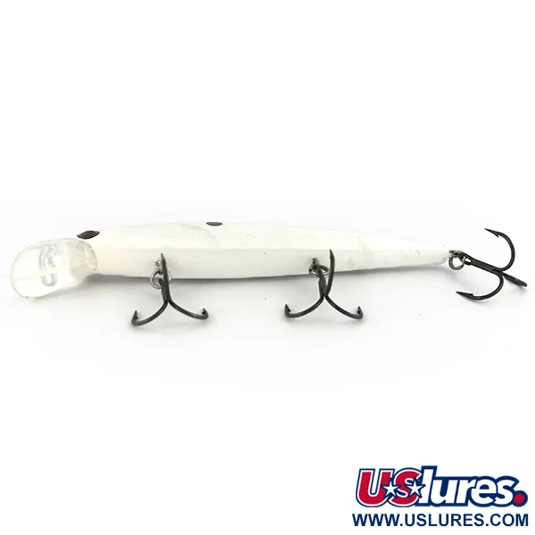 Vintage  Strike King KVD 300 Walleye Jerkbait, 1/2oz Pearl fishing lure #7333