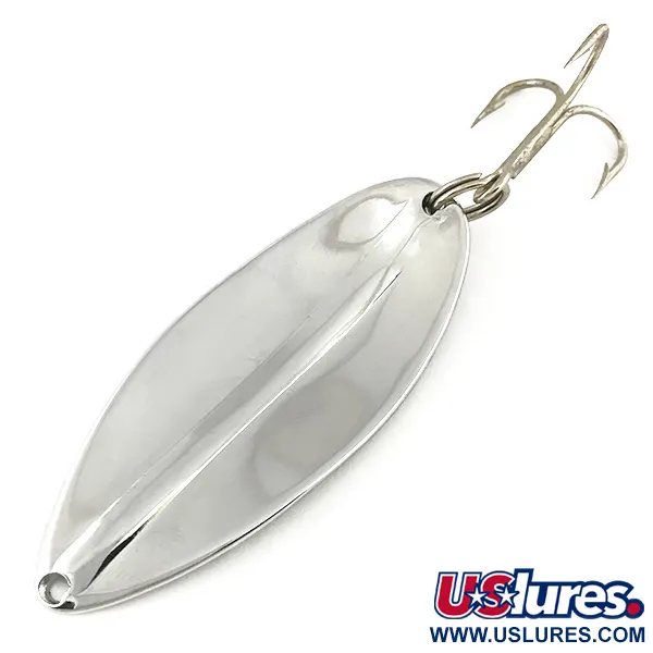 Vintage  TODDCO Main liner , 3/4oz Dark Red / Black / Nickel fishing spoon #7337