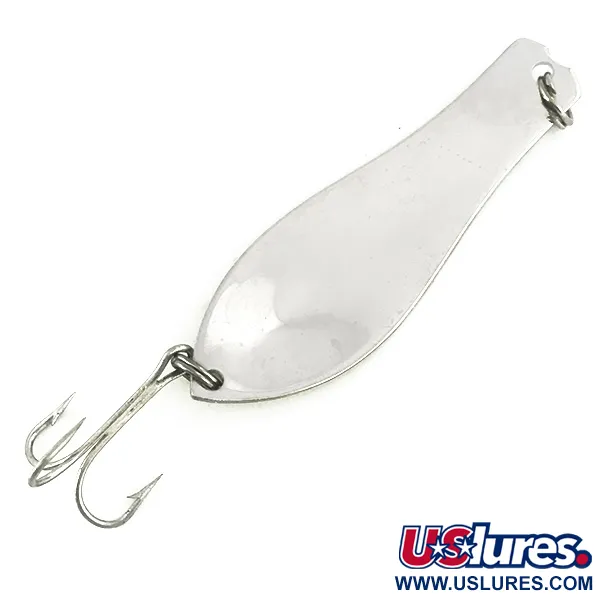 Vintage  Prescott Spinner Little Doctor 265, 1/3oz Nickel / Green fishing spoon #7346