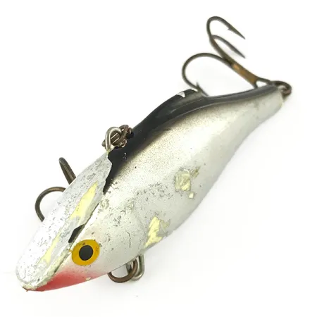 Vintage Rapala Rattl'n RAP, 3/5oz Silver fishing lure #7347