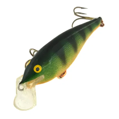 Vintage Rapala Shallow Shad Rap, 3/16oz Fire Tiger fishing lure #7351