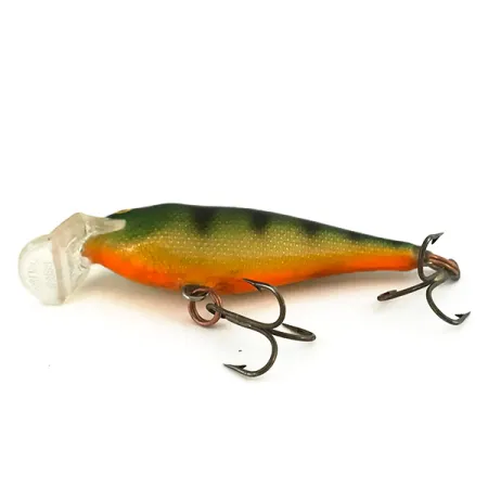 Vintage Rapala Shallow Shad Rap, 3/16oz Fire Tiger fishing lure #7351