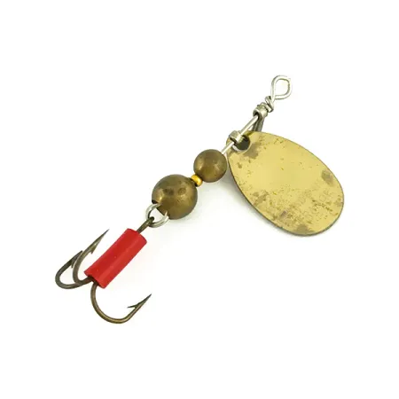 Vintage Mepps Aglia 0, 3/32oz Black / White spinning lure #7354