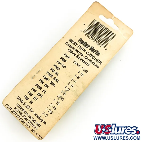   Panther Martin 9, 2/5oz Silver spinning lure #7356