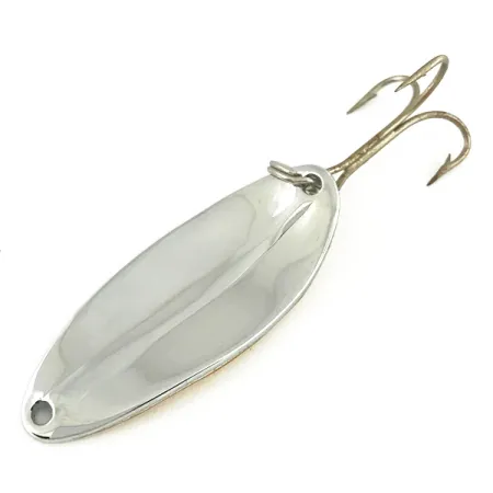 TODDCO Main liner , 2/5oz Nickel / Orange with Rainbow Tints fishing spoon #7367