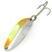   Main liner , 2/5oz Nickel / Orange with Rainbow Tints fishing spoon #7367