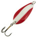   Blue Fox Strobe Tear Drop Spoon, 2/5oz Red / White / Nickel fishing spoon #7368