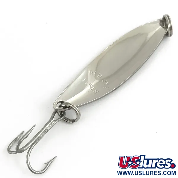 Vintage   Red Eye Lures The Perfect Minnow, 1/3oz Nickel fishing spoon #7379