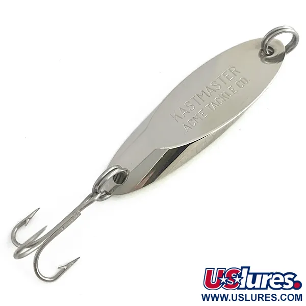Vintage  Acme Kastmaster UV, 1/4oz Nickel fishing spoon #7395