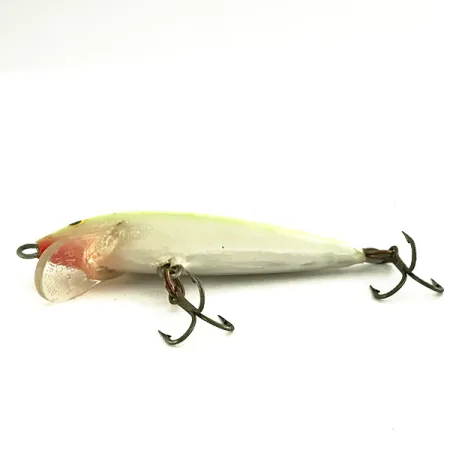 Vintage Rapala Original Floater F5, 3/32oz Chartreuse fishing lure #7399