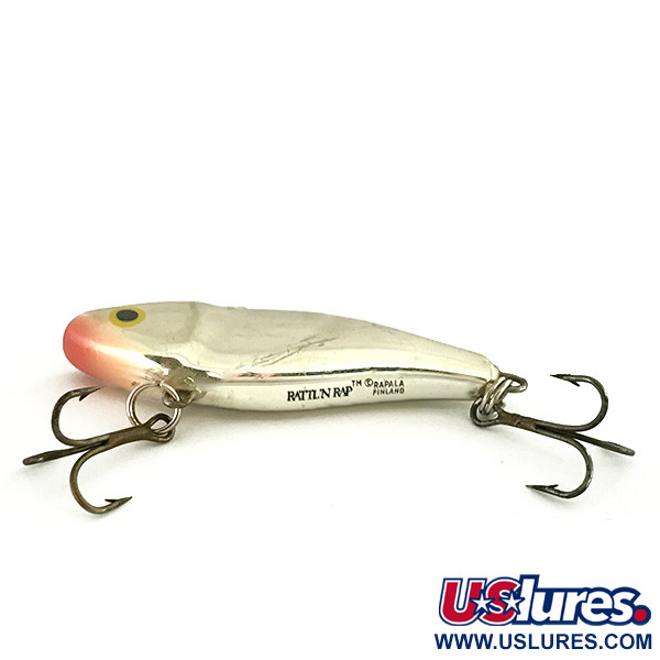 Vintage   Rapala Rattl'n RAP, 2/5oz S (Silver)Silver fishing lure #7405