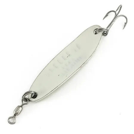 Luhr Jensen Krocodile Die #3 Glow, White / Green fishing spoon #7410