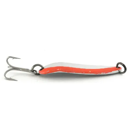 Luhr Jensen Krocodile Die #4 UV, 2/3oz Nickel / Red fishing spoon #7411