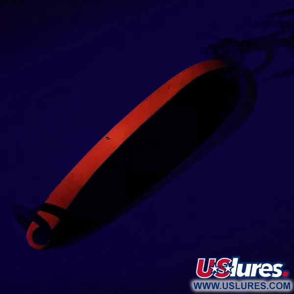  Luhr Jensen Krocodile Die #4 UV, 2/3oz Nickel / Red fishing spoon #7411