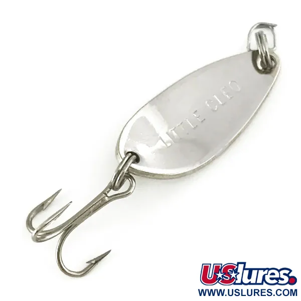 Seneca Little Cleo, 3/16oz Nickel / Green fishing spoon #7417