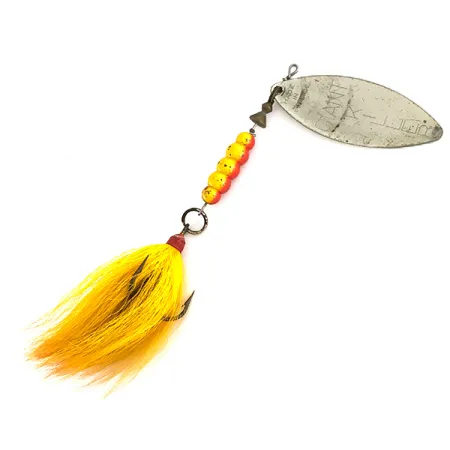 Vintage Mepps Giant Killer, 1oz Silver spinning lure #7434