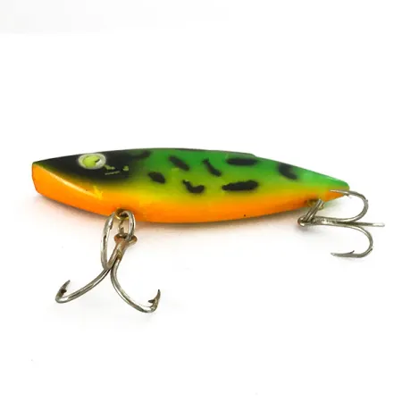 Vintage Bill Lewis Rat-L-Trap, 1/2oz Fire Tiger fishing lure #7437