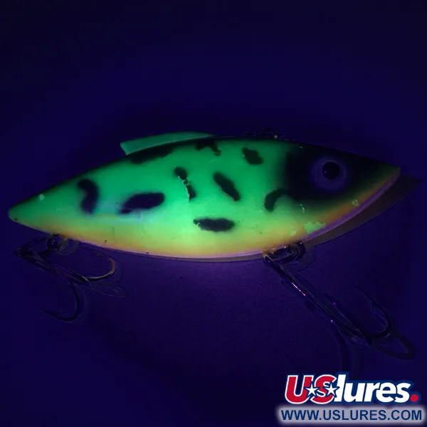 Vintage Bill Lewis Rat-L-Trap, 1/2oz Fire Tiger fishing lure #7437