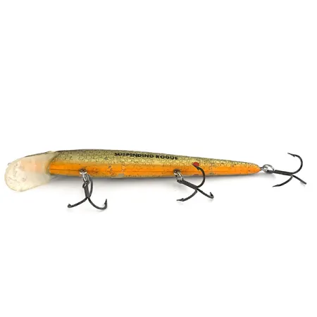 Vintage Smithwick Suspending Rattlin’ Rogue, 1/3oz Avocado Shad fishing lure #7441