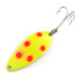  Seneca Little Cleo UV, 1/4oz Yellow / Red / Nickel fishing spoon #7450