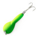  Acme Dazzler #2 UV, 1/4oz Green / Yellow / Nickel fishing spoon #7455