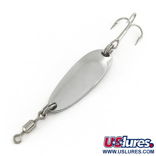  Luhr Jensen Krocodile, 1/4oz Nickel fishing spoon #7460