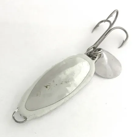Vintage Bomber Slab Spoon, 1oz White / Mirror fishing spoon #7461