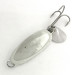 Vintage   Bomber Slab Spoon, 1oz White / Mirror fishing spoon #7461