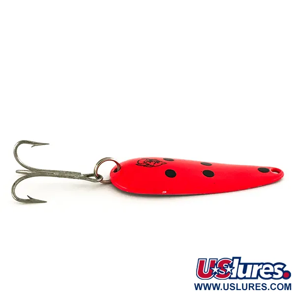  Eppinger Dardevle Imp UV, 2/5oz Red / Black / Nickel fishing spoon #7470