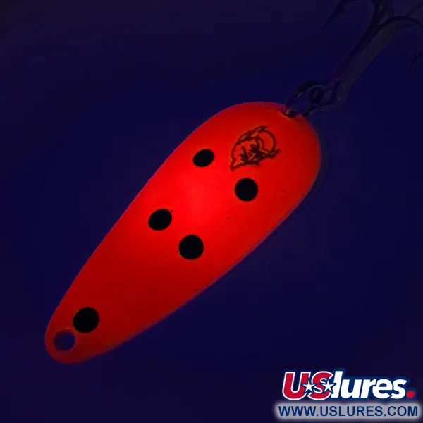 Eppinger Dardevle Imp UV, 2/5oz Red / Black / Nickel fishing spoon #7470