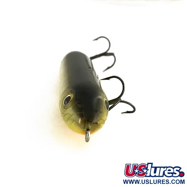 Vintage  Heddon Excalibur Super Spook Saltwater, 1/2oz Olive fishing lure #7475