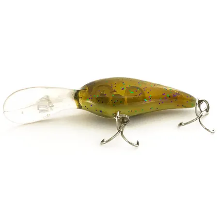Vintage Norman DD 14, 3/5oz Olive fishing lure #7478