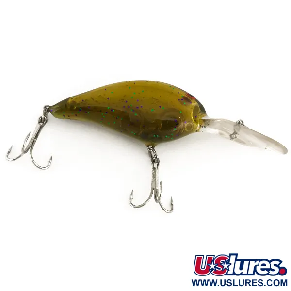 Vintage   Norman DD 14, 3/5oz Olive fishing lure #7478
