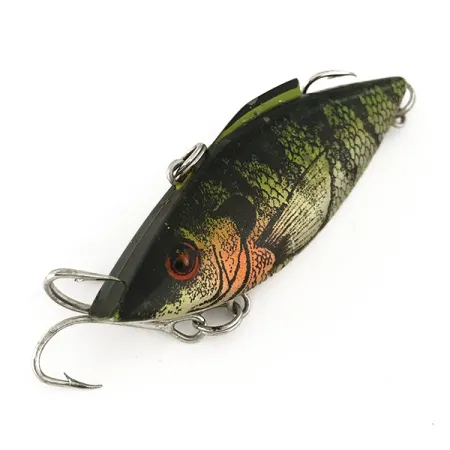 Vintage Bill Lewis Rat-L-Trap, 2/5oz Perch fishing lure #7495