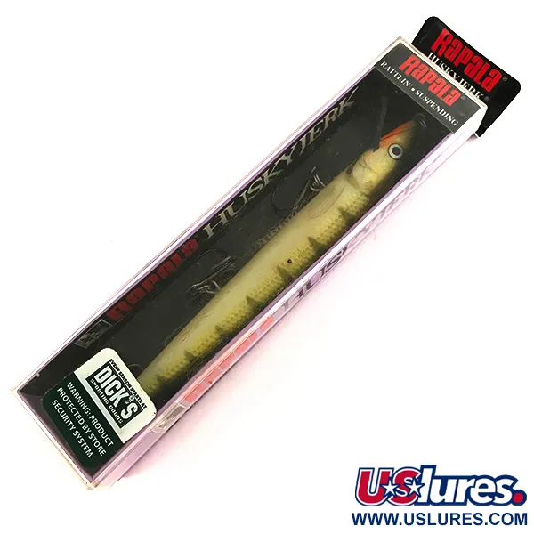 Rapala Husky Jerk HJ 14, 2/3oz Yellow Perch fishing lure #7498