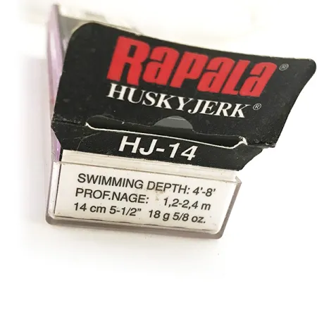 Rapala Husky Jerk HJ 14, 2/3oz Yellow Perch fishing lure #7498