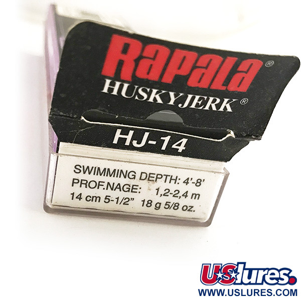   Rapala Husky Jerk HJ 14, 2/3oz Yellow Perch fishing lure #7498