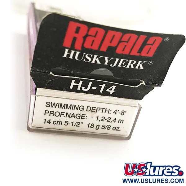 Rapala Husky Jerk HJ 14, 2/3oz Yellow Perch fishing lure #7498