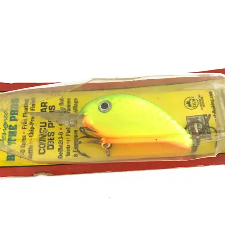 Strike King Pro Model 3XD, 2/5oz Chartreuse fishing lure #7501