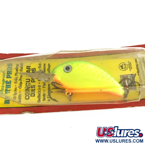   Strike King Pro Model 3XD, 2/5oz Chartreuse fishing lure #7501