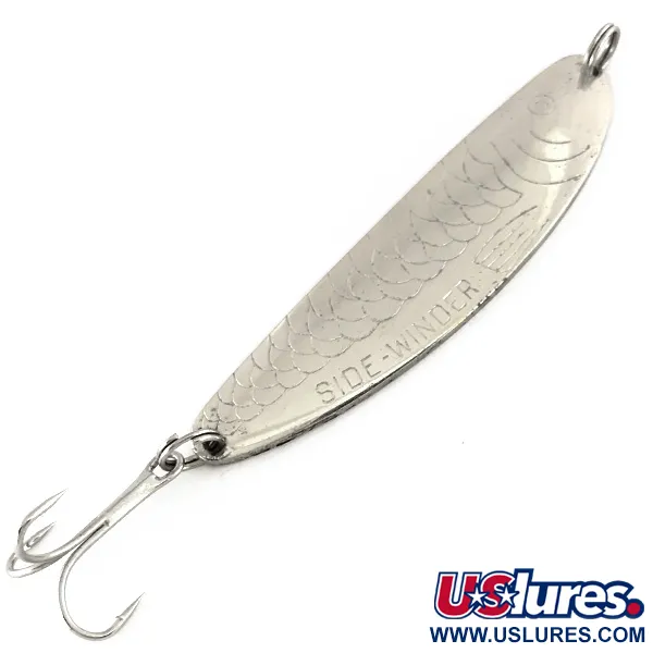 Vintage  Acme Side-winder, 1/2oz Nickel fishing spoon #7503