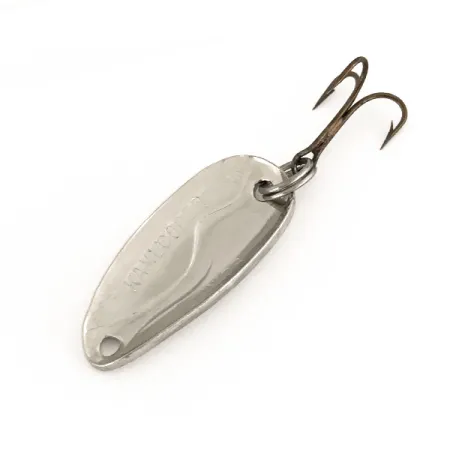 Vintage Acme Kamlooper Junior, 1/4oz Nickel fishing spoon #7505